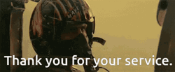 Thank You For Your Service Top Gun GIF