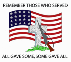Thank You For Your Service US Flag GIF