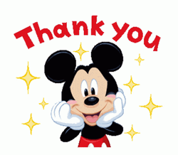 Thank You Friend Mickey Mouse GIF