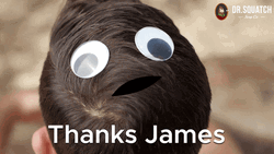 Thank You Funny Dr. Squatch Talking Hair GIF