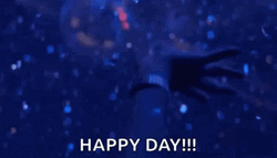 Thank You Glitter Happy Day Confetti  GIF
