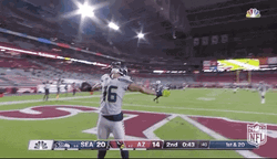 Thank You God Football Player Points Up GIF
