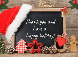 Thank You Have A Happy Holiday Party GIF