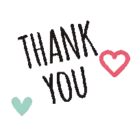 Thank You Heart Sticker