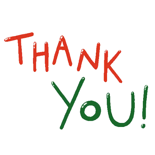 Thank You Holly And Berries Sticker