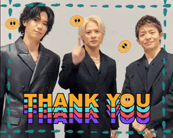 Thank You Kpop Group In Office Suits GIF