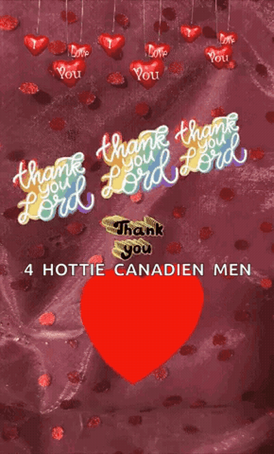 Thank You Lord And Canadian Hottie Men Poster GIF