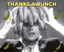 Thank You Meme Funny Bananas GIF