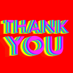 Thank You Meme Rainbow GIF
