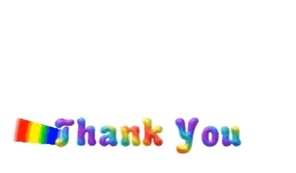 Thank You Rainbow GIF