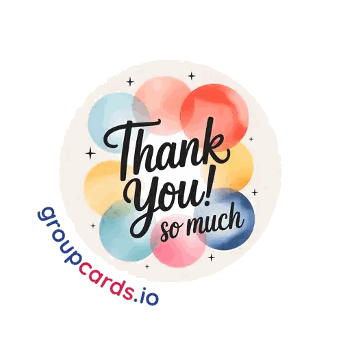 Thank You So Much Sticker