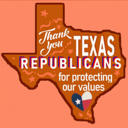 Thank You Texas Republicans Poster GIF