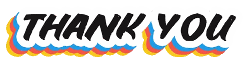 Thank You Text Sticker