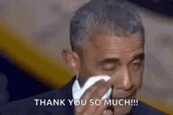 Thank You Thank You Barrack Obama GIF