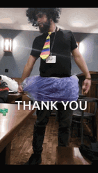 Thank You Thank You Bow Tutu Guy GIF