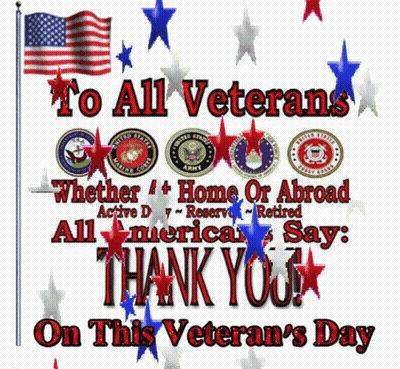 Thank You To All Veterans Home Or Abroad GIF