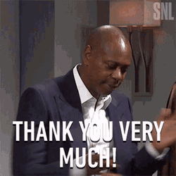 Thank You Very Much Dave Chappelle GIF