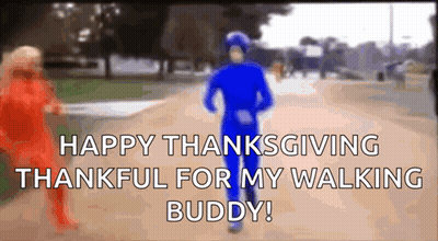 Thankful For Walking Buddy GIF