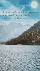 Thankful For You Calm Scenery GIF