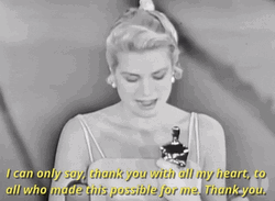 Thankful Grace Kelly Awarding Event GIF