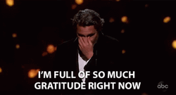 Thankful Joaquin Phoenix GIF