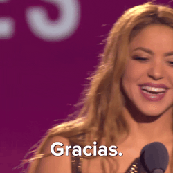 Thankful Shakira Gracias GIF