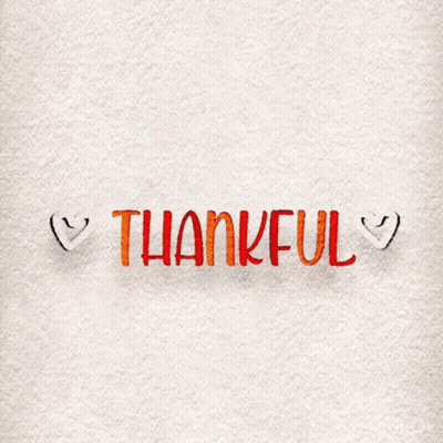 Thankful Surrounded By Black Hearts GIF