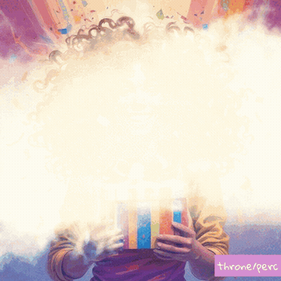 Thankful Throne Day Ad Woman Holding Drink GIF
