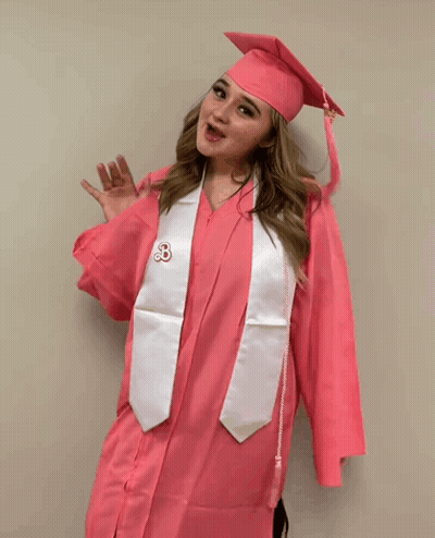 Thanks A Lot Floral Frame GIF