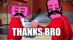 Thanks Bro Hand Shake Face Swap GIF