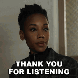 Thanks For Listening Carmen Moyo GIF