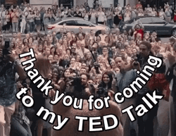 Thanks For Listening Ted Talk GIF