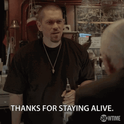 Thanks For Stayin Alive Shameless Kevin Ball GIF