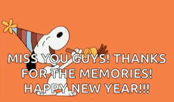 Thanks For The Memories And Happy New Year GIF