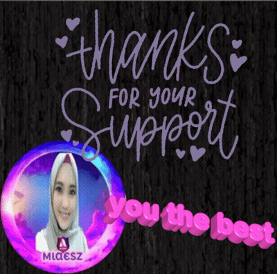 Thanks For Your Support Poster Woman GIF