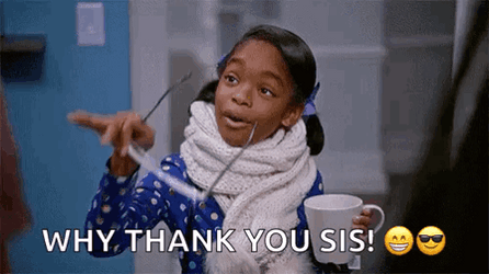 Thanks Girl Blackish Series Character Wearing Eyeglasses GIF