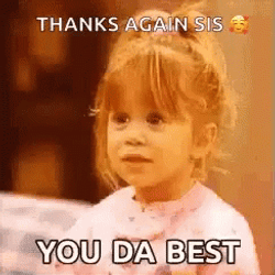Thanks Girl Full House Michelle Tanner GIF