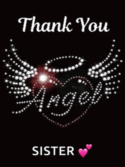 Thanks Girl Heart With Wings And Halo GIF