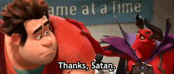 Thanks Satan Wreck It Ralph GIF