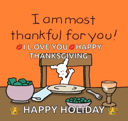 Thanksgiving Friends GIF