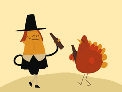 Thanksgiving Funny Beer Buddies GIF