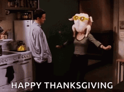 Thanksgiving Funny Friends Monica Chandler GIF