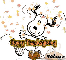 Thanksgiving Week Snoopy GIF