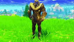 Thanos Animated L Dance GIF