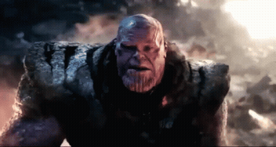 Thanos Close Up From Avengers Endgame GIF