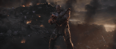 Thanos From Avengers Infinity War Arm Glowing GIF