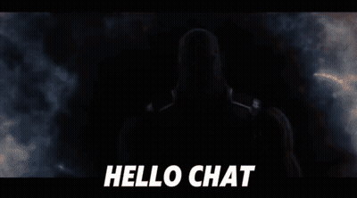 Thanos From The Movie Avengers Infinity War Says Hello Chat . GIF