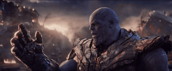 Thanos I Am Inevitable The Glue Meme GIF