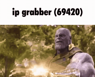 Thanos Ip Grabber 69420 GIF