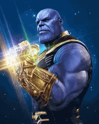 Thanos MCU Poster GIF